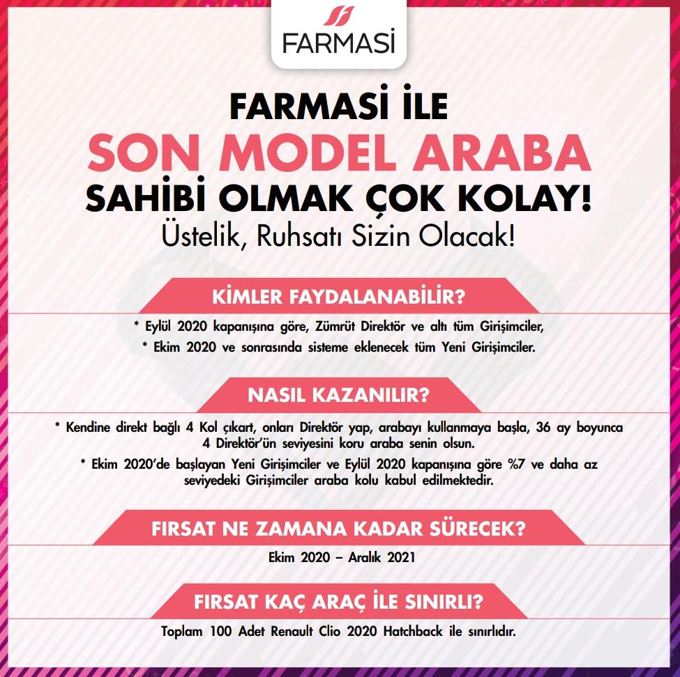 farmasi araba veriyor mu ozlem selcuk